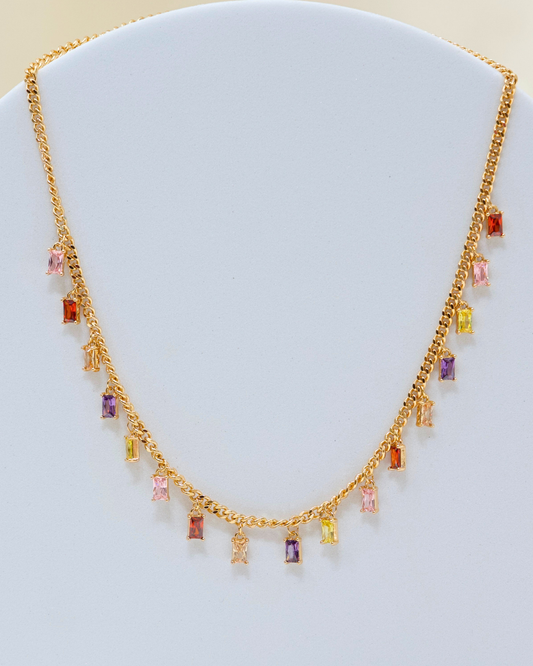 Rainbow Drop Chain