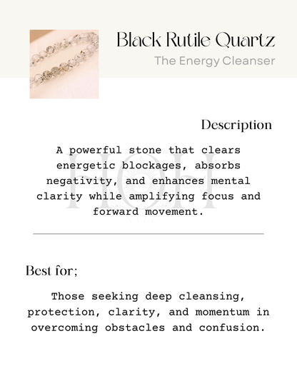 Black Rutile Quartz