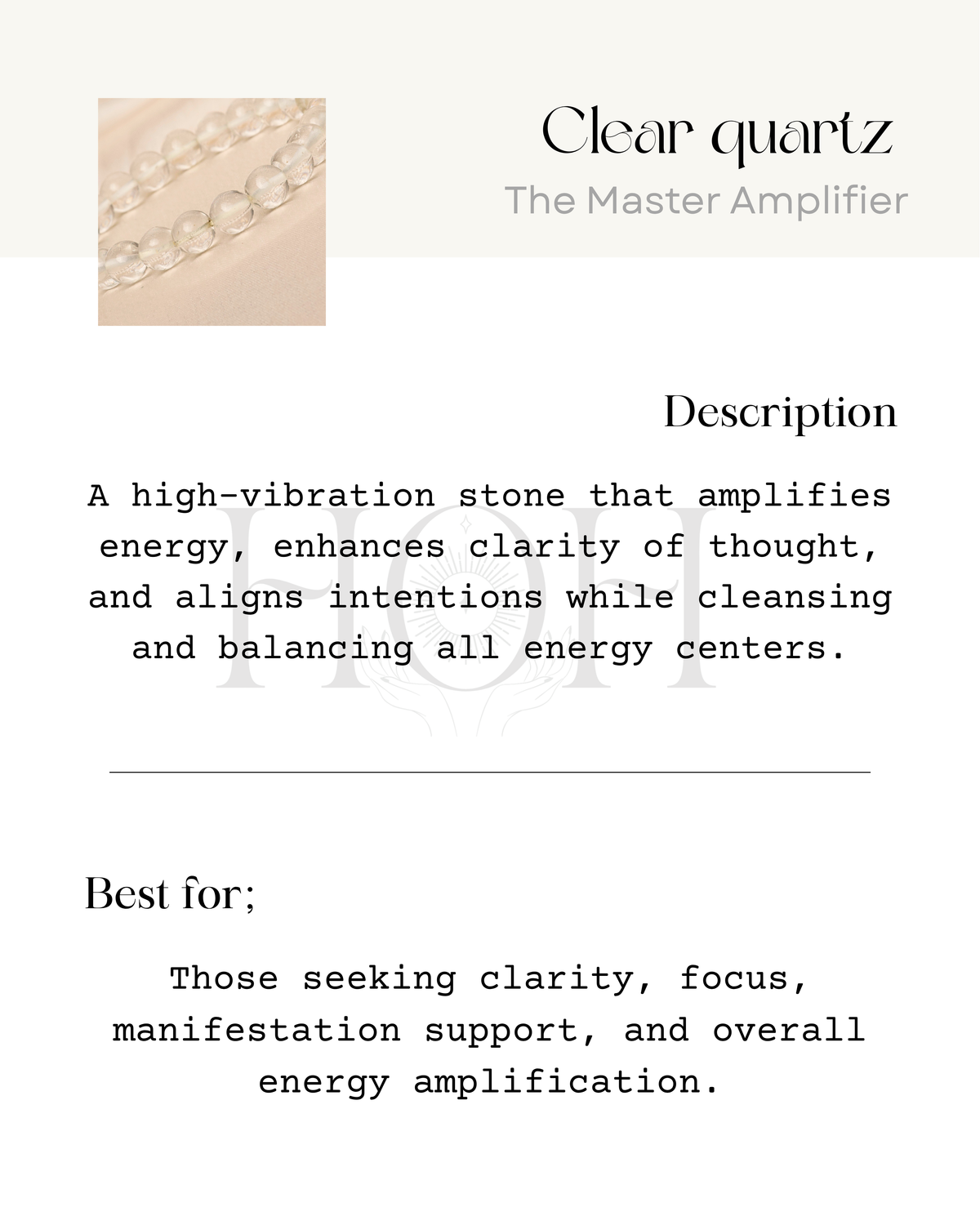 Clear Quartz