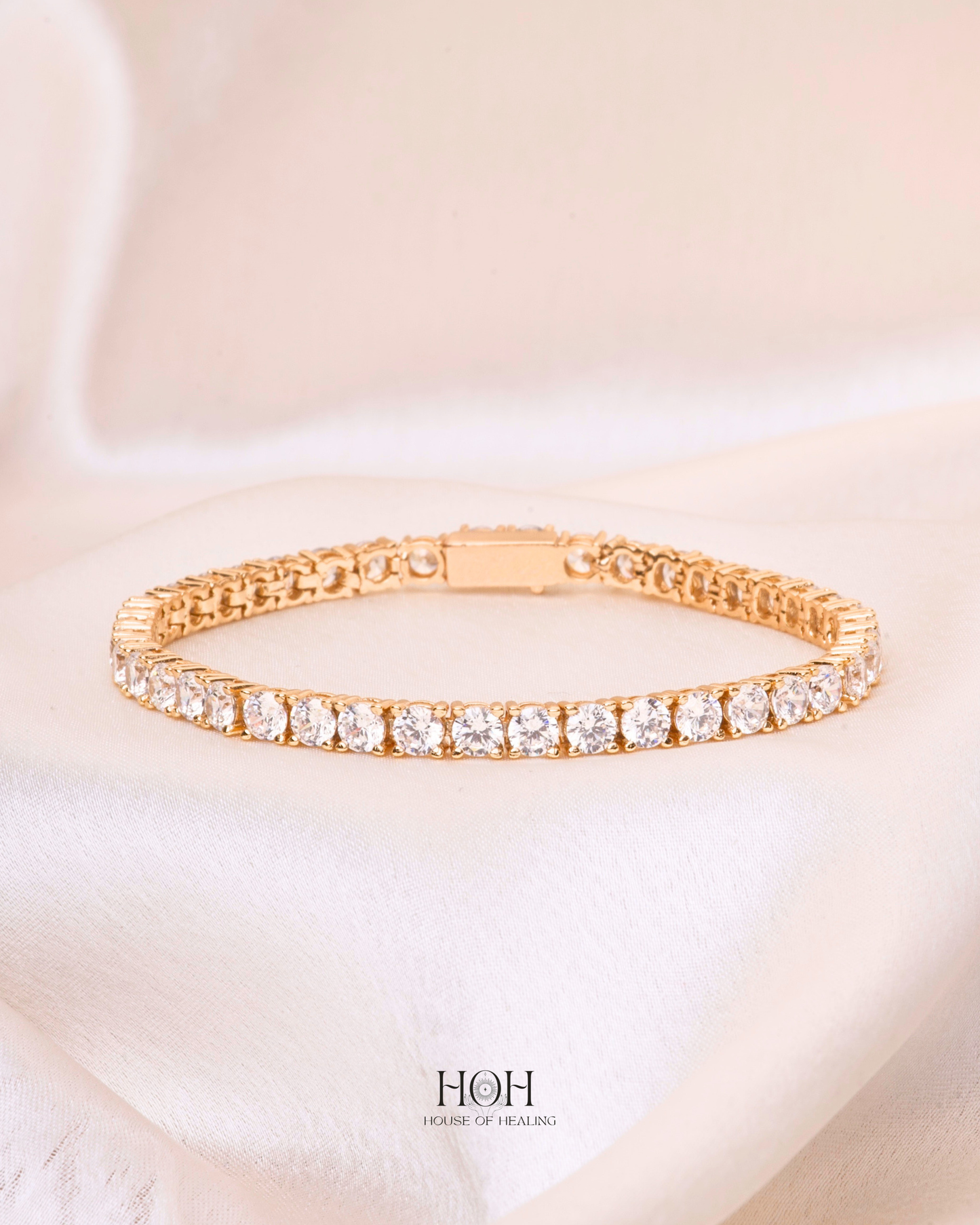 The Classic Solitaire Tennis Bracelet