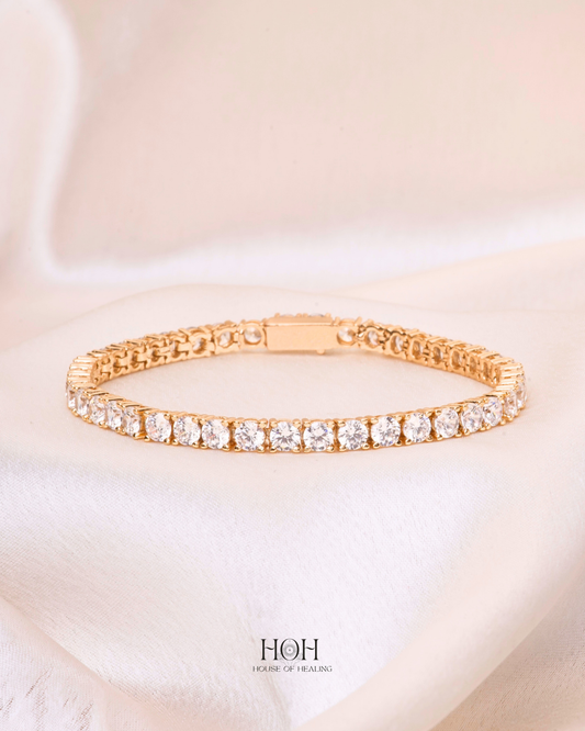 The Classic Solitaire Tennis Bracelet