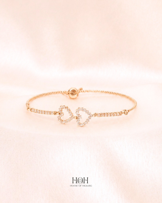 The Duo Heart Bracelet