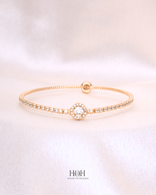The Halo Solitaire Bracelet