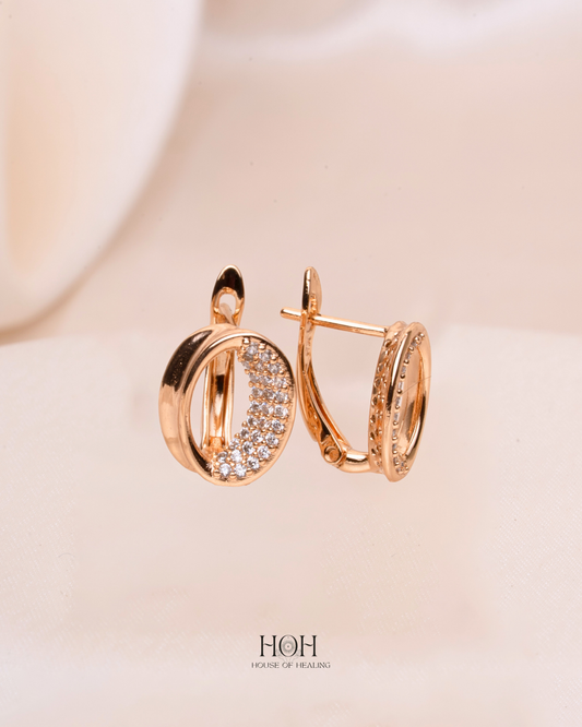 The Aura Oval Earring