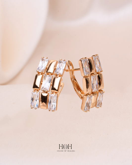 The Mosaic Baguette Earring