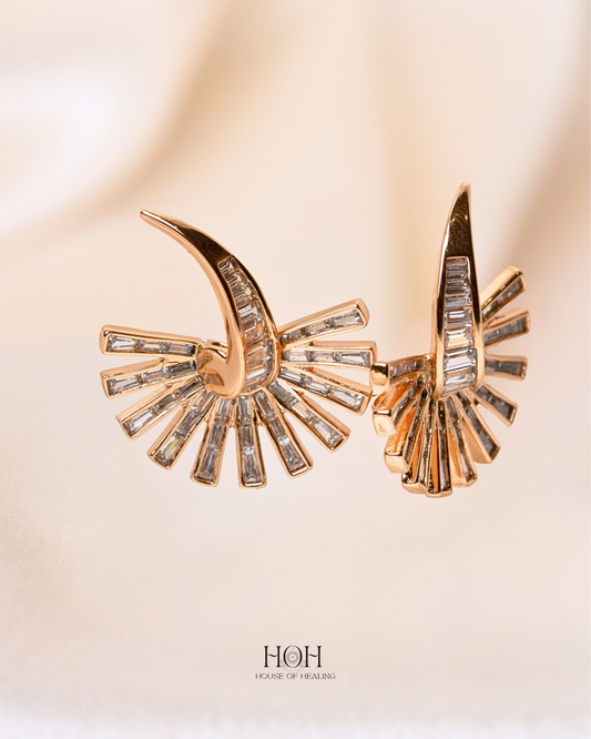 The Flare Baguette Earring