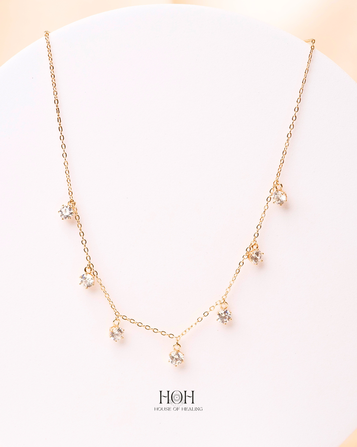 The Solitaire Drop Necklace