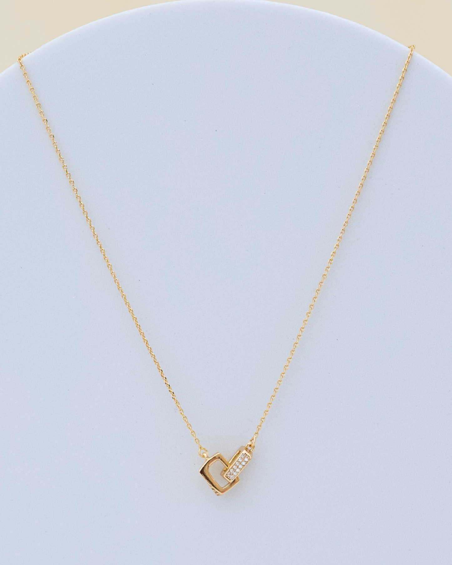 The Geometric Link Pendant