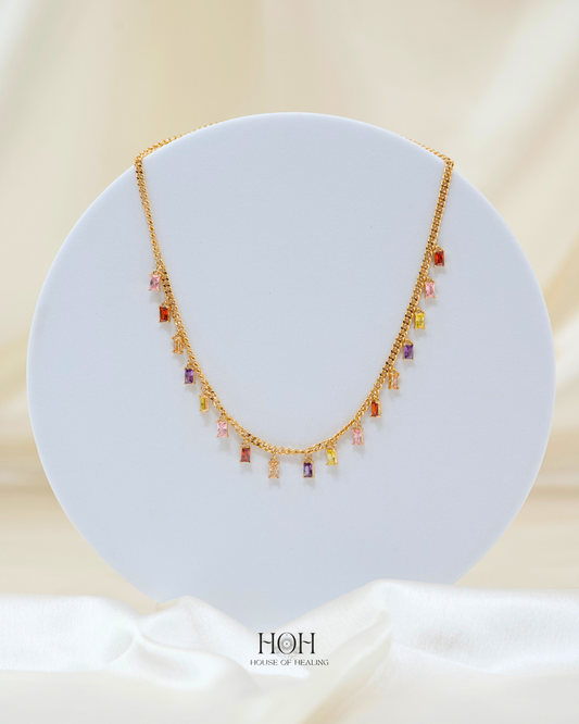 Rainbow Drop Chain